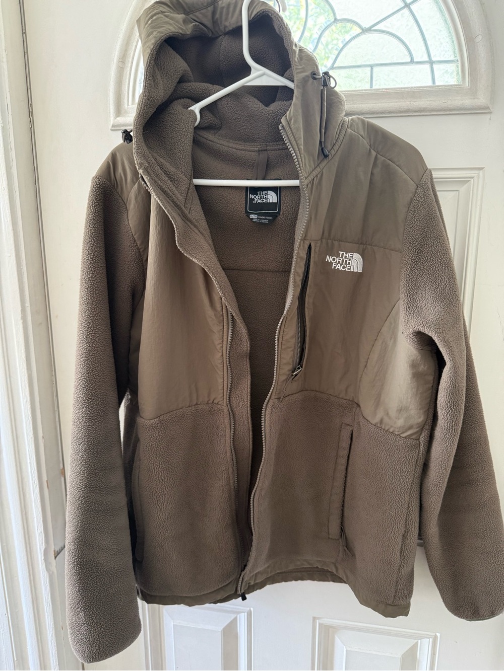 The North Face Denali Taupe/Brown Women's Fleece Hoodie